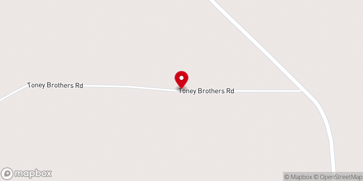 Map showing location of Philco Baptist Church