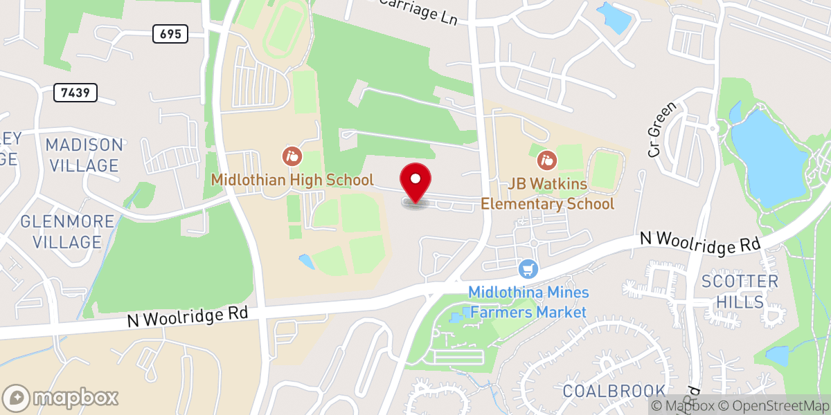 Map showing location of Sycamore Community Park