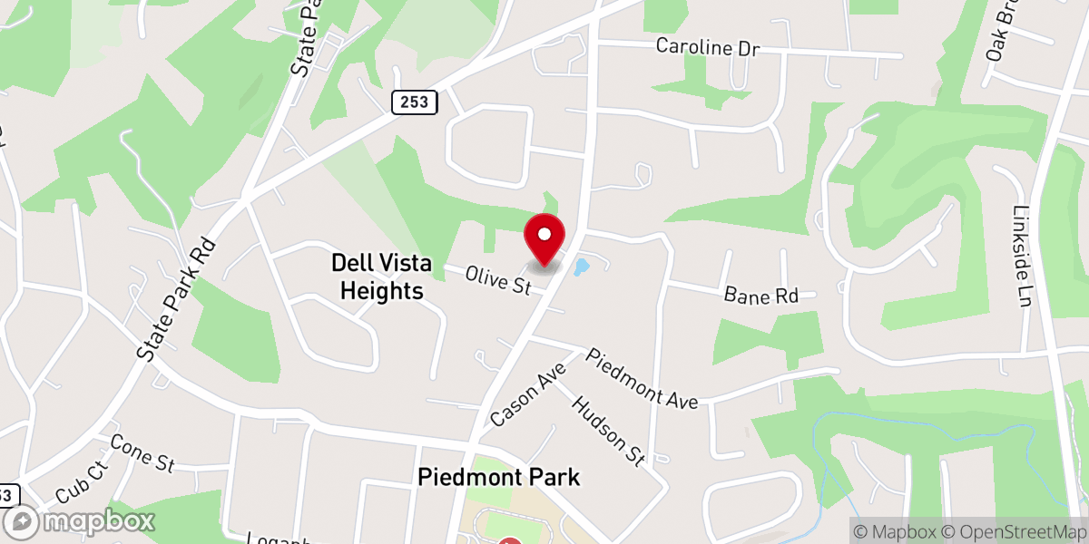 Map showing location of Calvary Music Ministries Inc