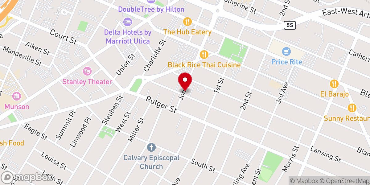 Map showing location of Payne's Temple Church of God