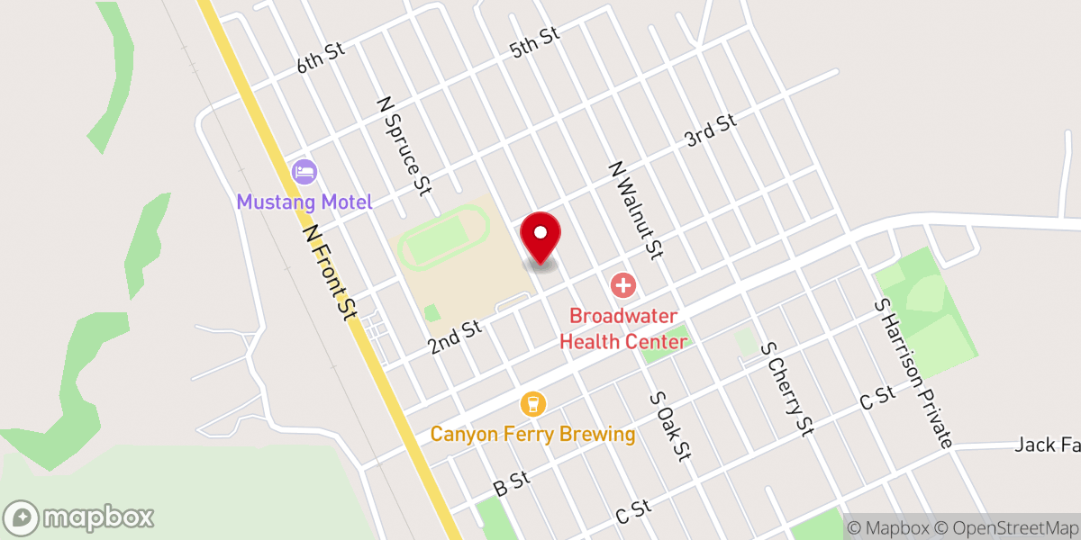 Map showing location of Townsend Seventh-Day Adventist Church