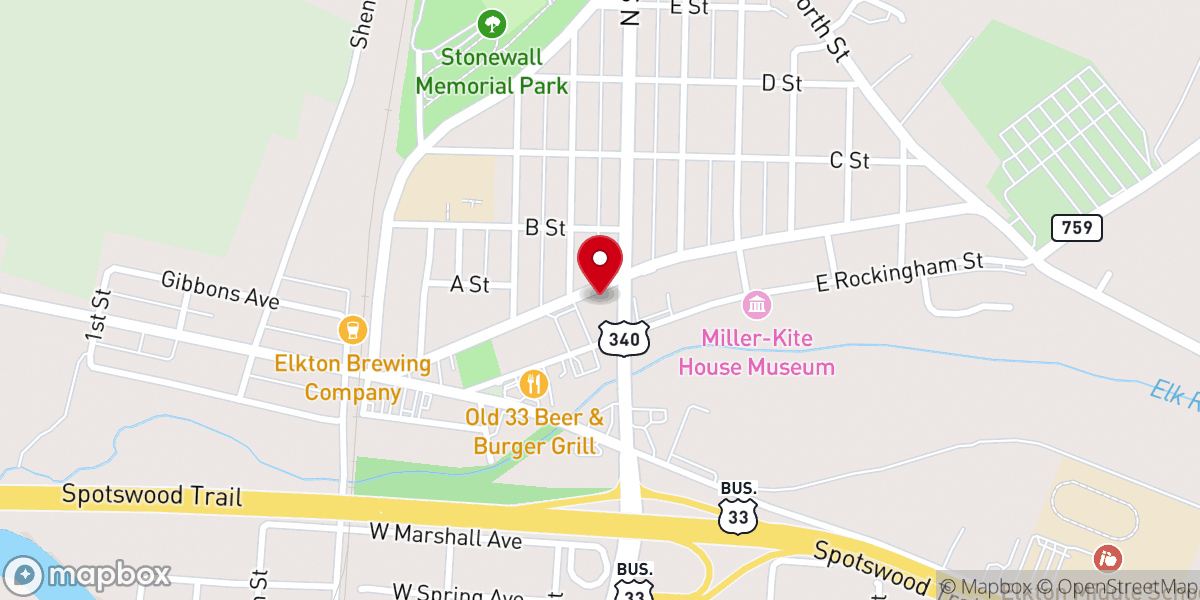Map showing location of On Eagle's Wings Ministry