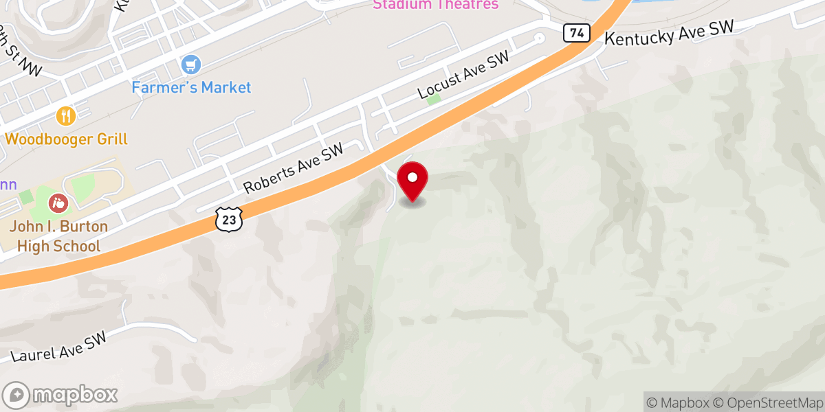 Map showing location of Lost Creek Ministries