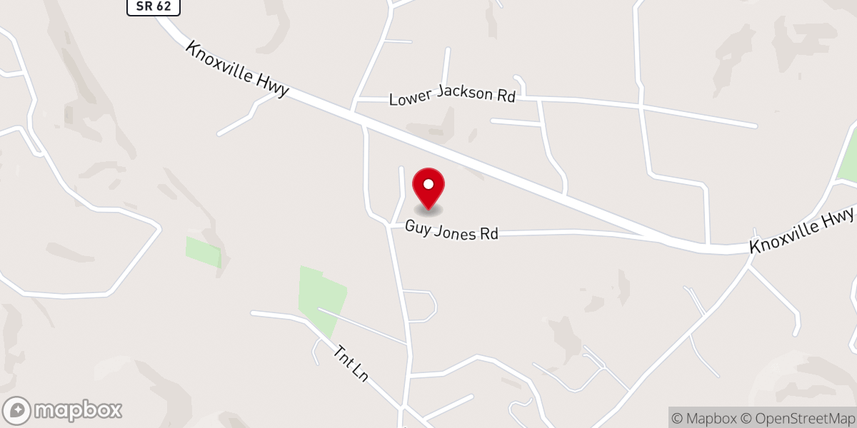 Map showing location of Coalfield Seventh-day Adventist Church