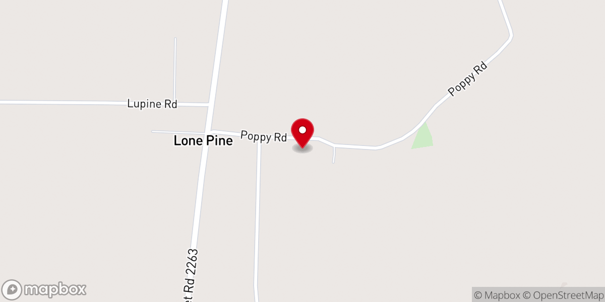 Map showing location of Zion Hill Baptist Church