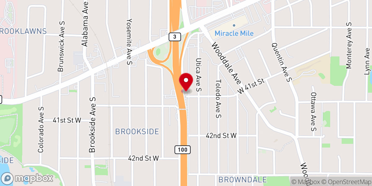 Map showing location of Power of Gospel Church