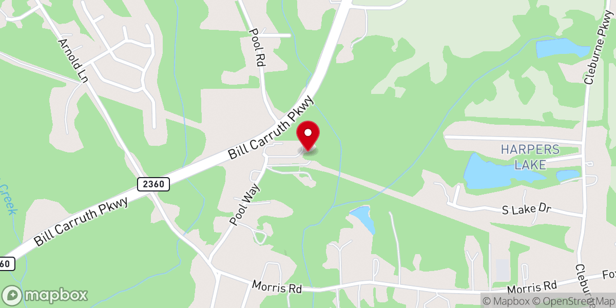 Map showing location of Christ's Freedom Church