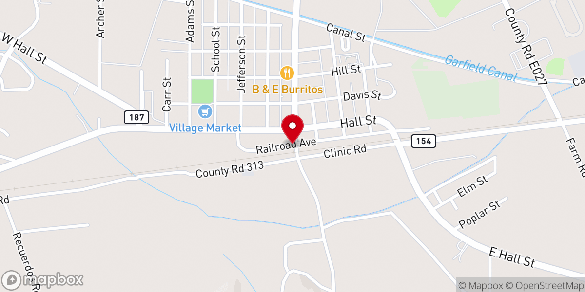 Map showing location of iglesia de Dios Pentecostal MI