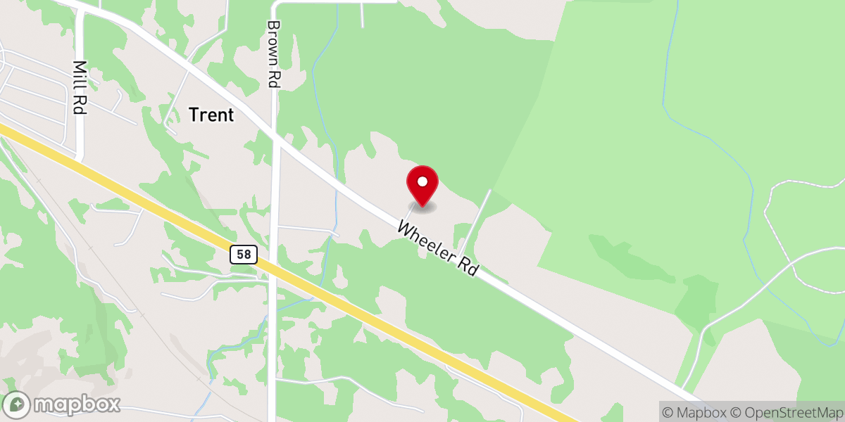 Map showing location of Trent Church of Christ