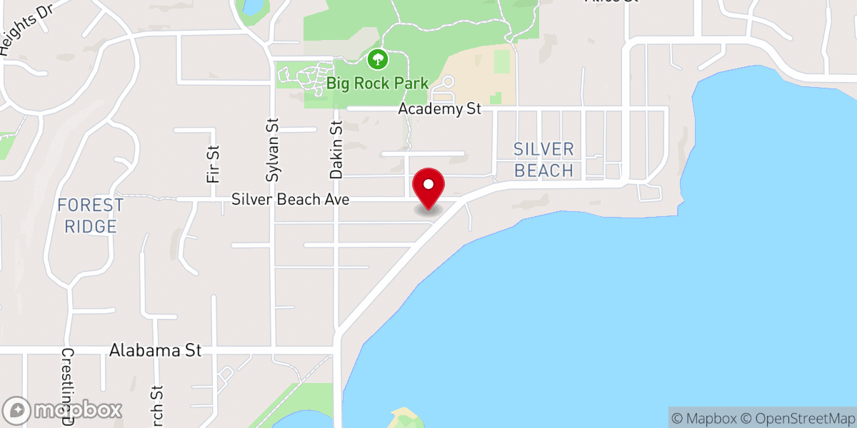 Map showing location of Redeemer Church