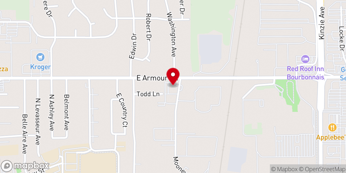 Map showing location of Faith Baptist Church