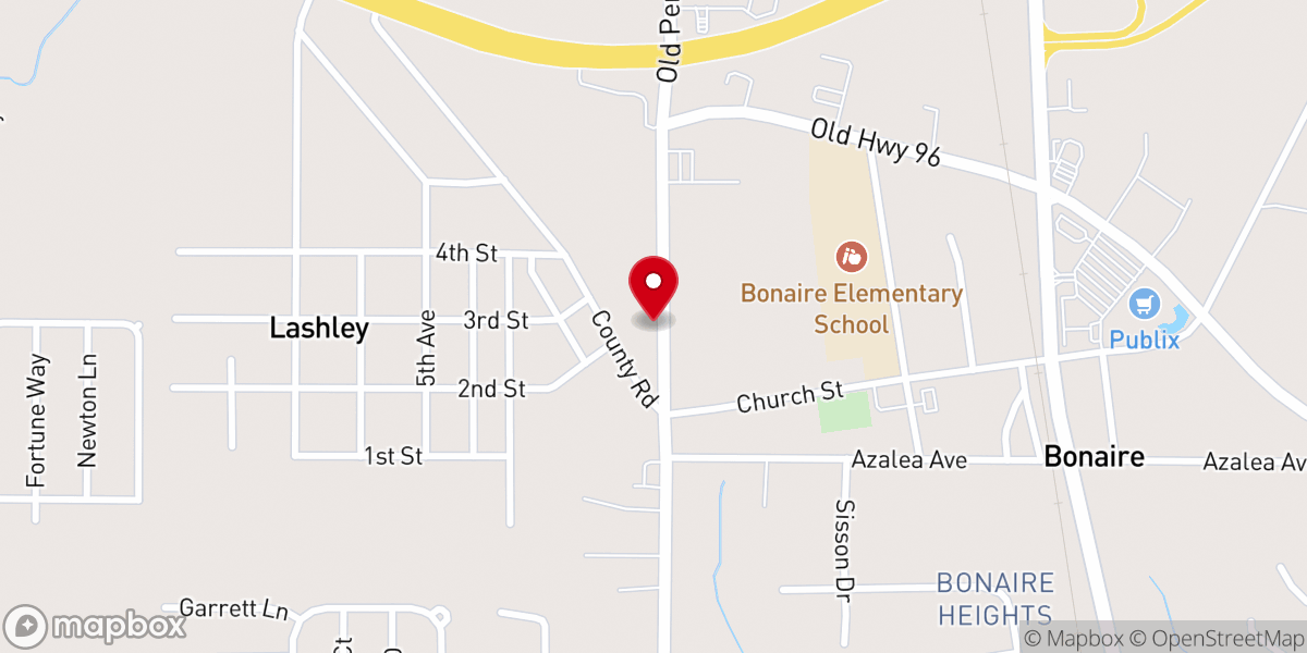 Map showing location of Helping Other People Endure Ministries