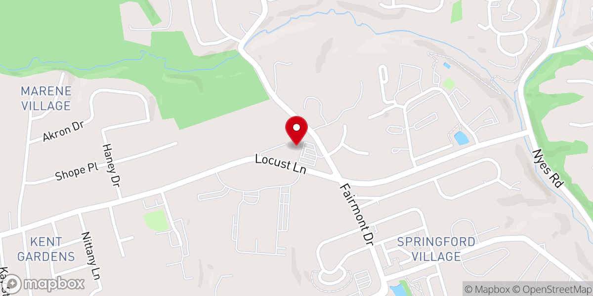 Map showing location of Trinity Presbyterian Church in America