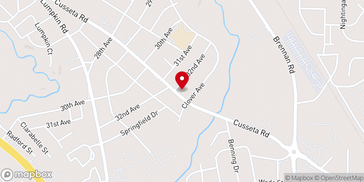 Map showing location of Beauty of Holiness Church