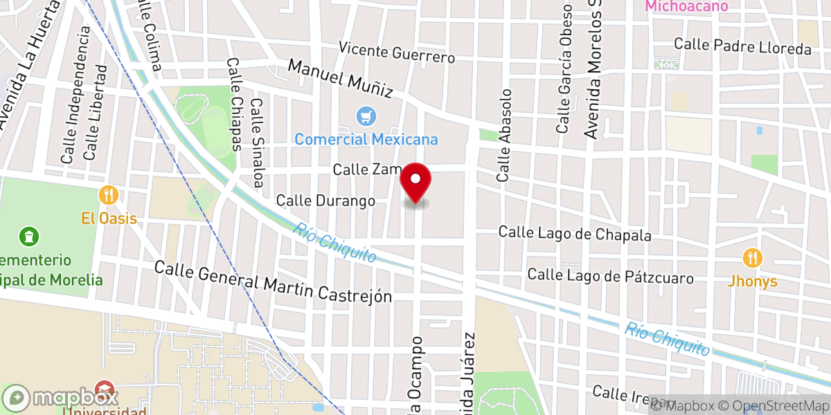 Map showing location of Parroquia, El Salvador del Mundo.