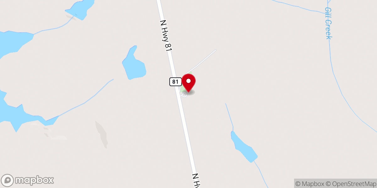 Map showing location of Brownoh A.M.E. Church