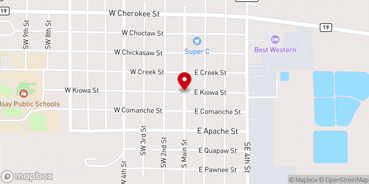 Map showing location of Living Sanctuary