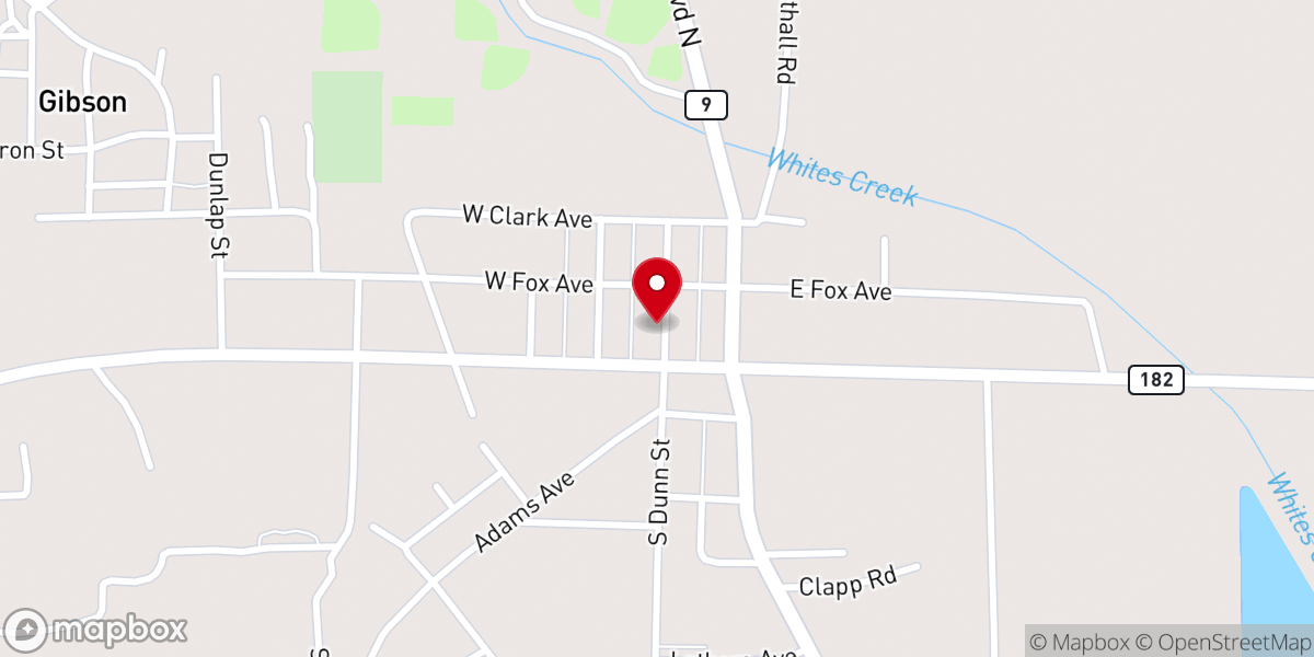 Map showing location of Graceland