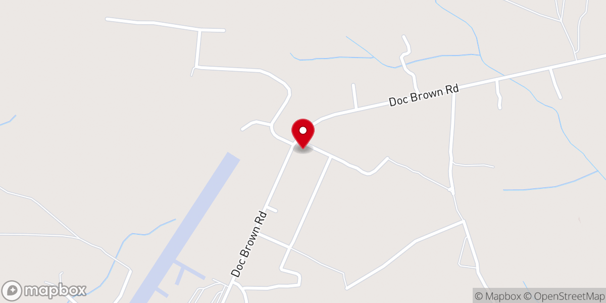 Map showing location of Mount Zion AME Church