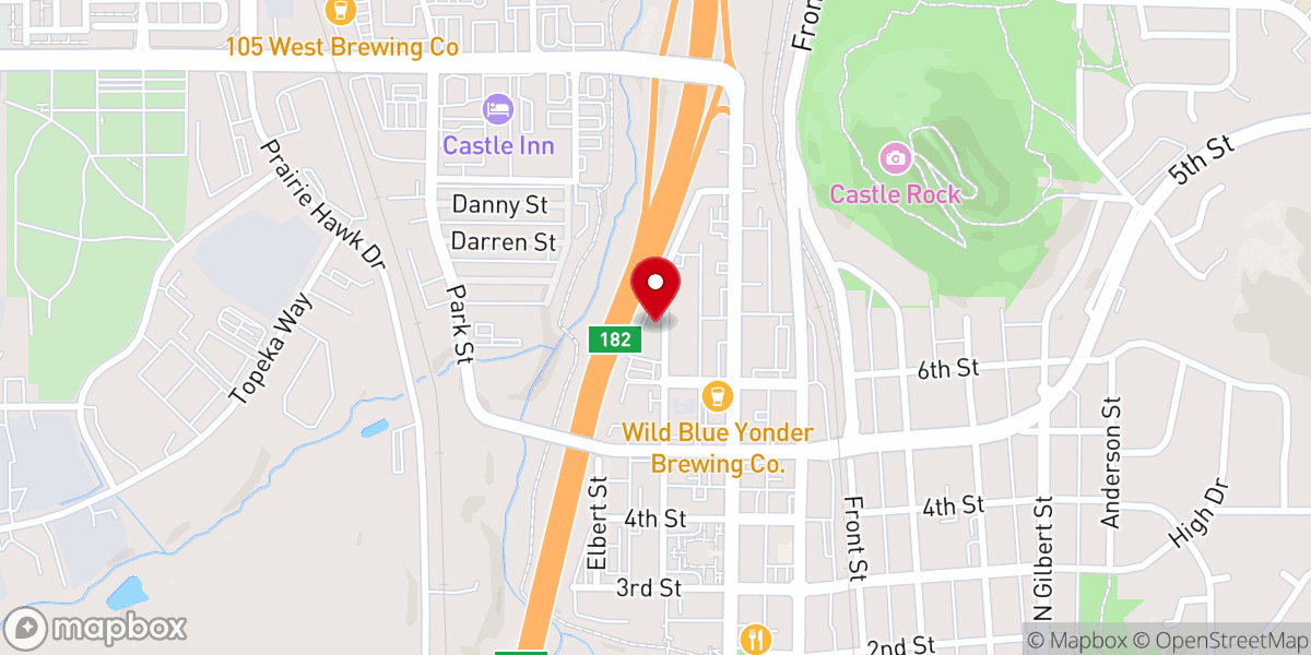 Map showing location of Fundamental Baptist Church