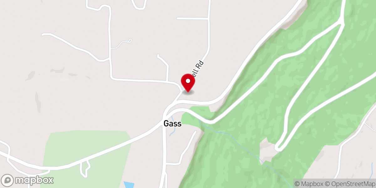 Map showing location of Magby Gap Church of Christ
