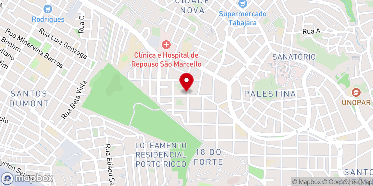 Map showing location of Primeira Igreja Evangelica Congregacional de Aracaju (Aliança )