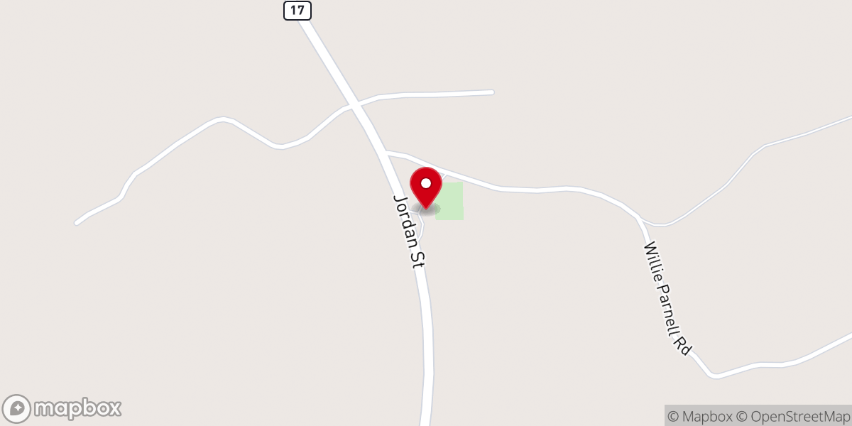 Map showing location of Fairhope Baptist Church