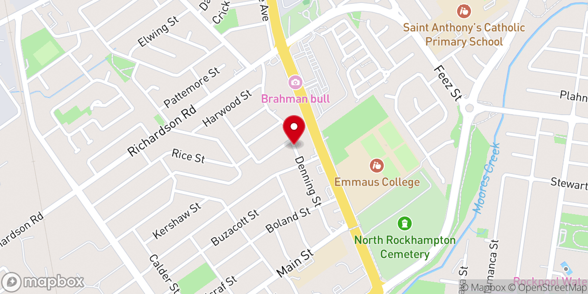 Map showing location of The Apostolic Church of Queensland