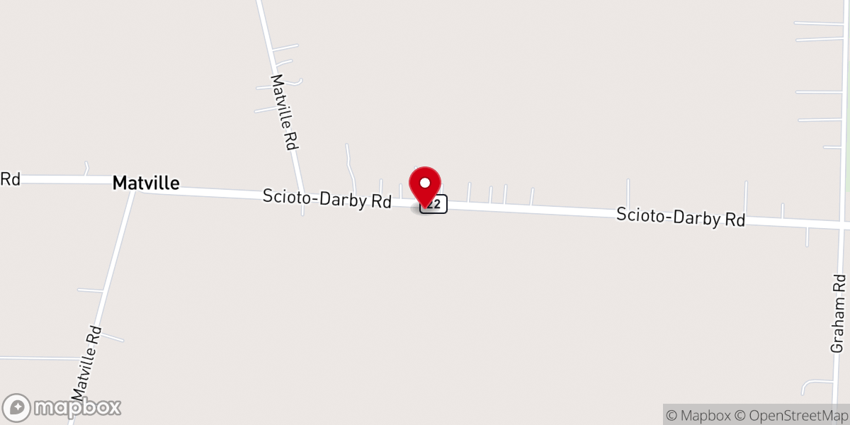 Map showing location of Worship Services- Lockbourne, OH
