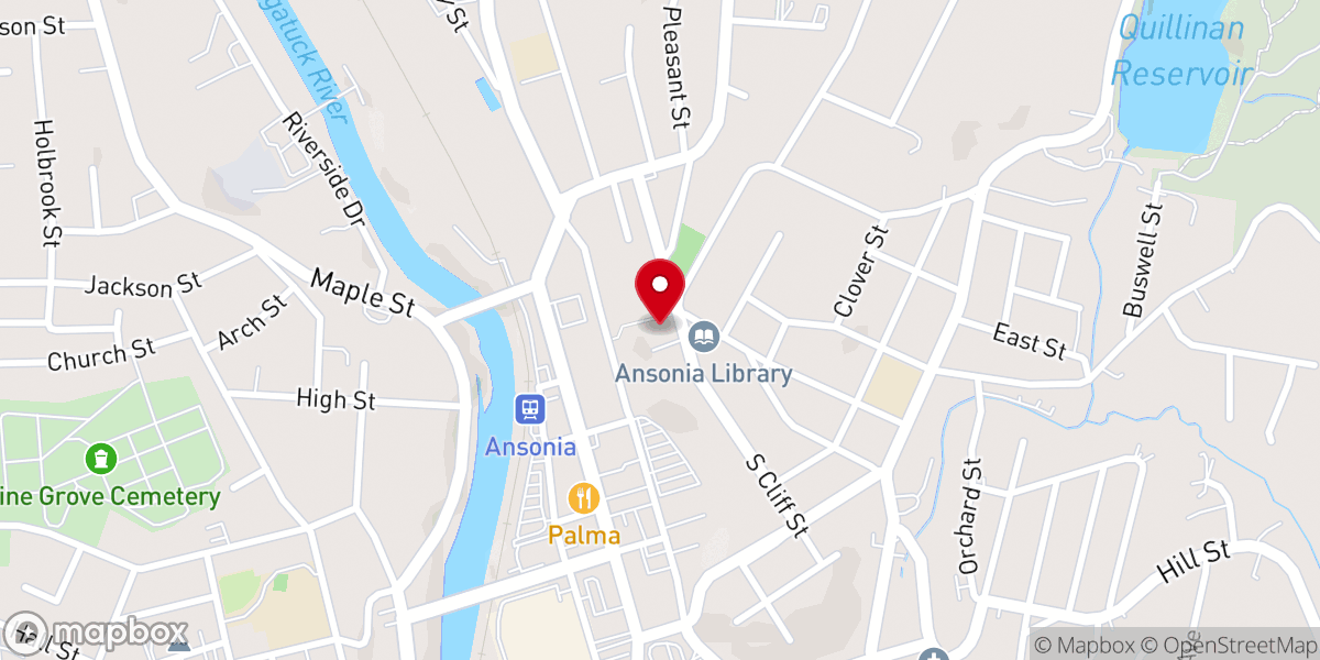 Map showing location of Hope Ministry Church of God