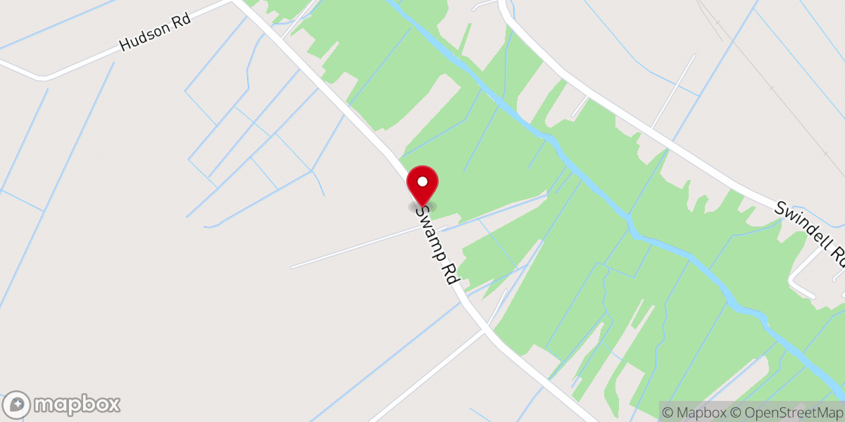 Map showing location of Macedonia Church of Christ