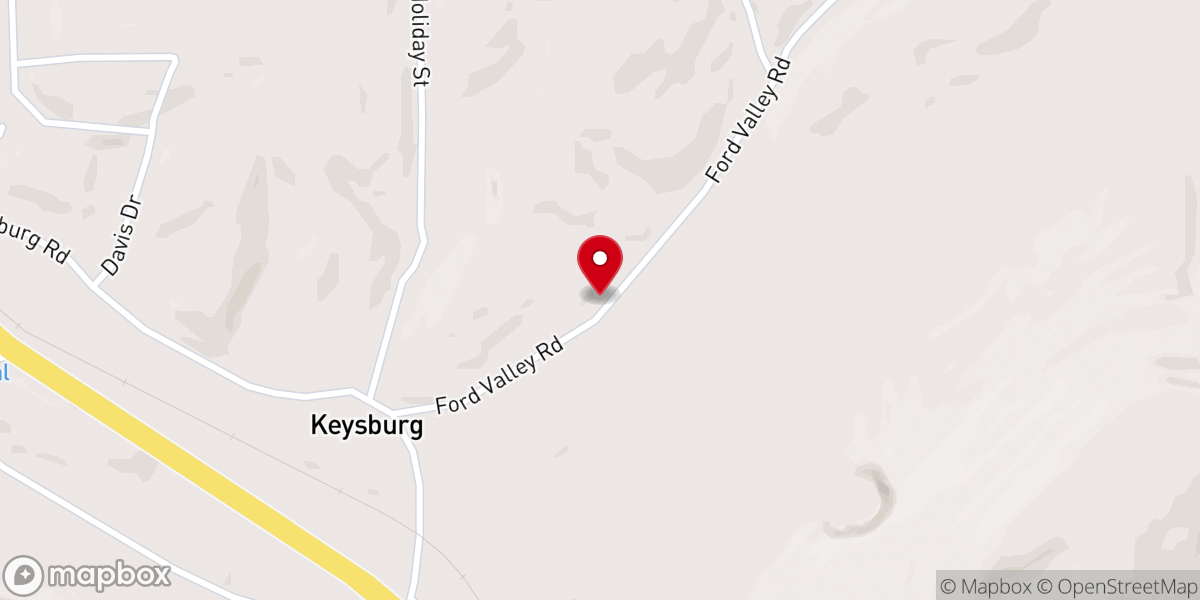 Map showing location of Smiths Temple Holiness Church