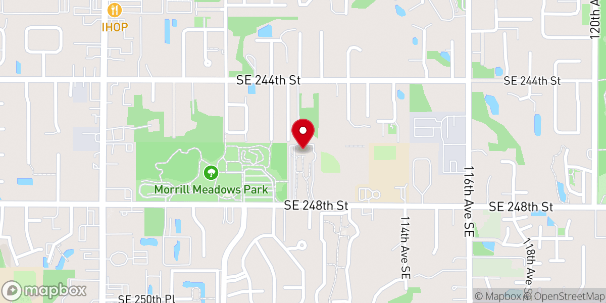 Map showing location of Kent United Methodist Church