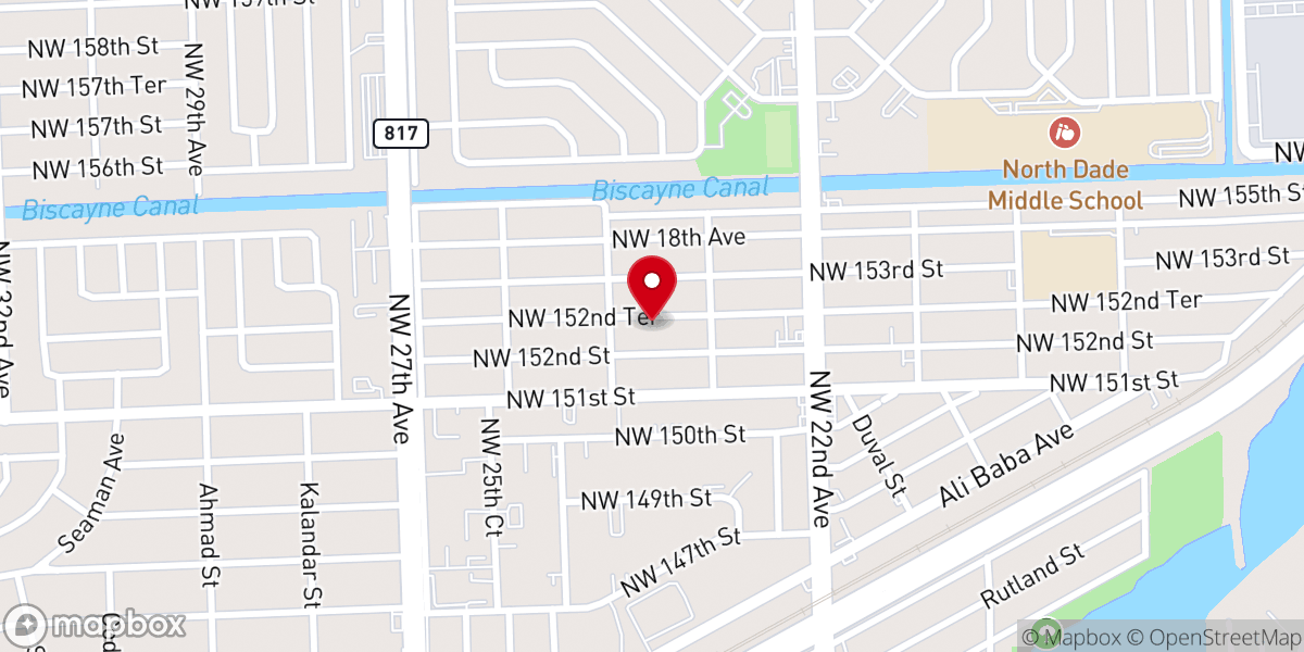 Map showing location of House of Prayer
