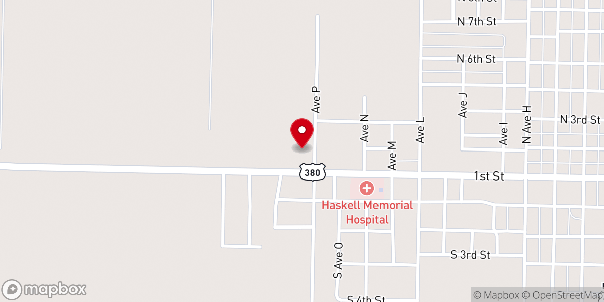 Map showing location of Cornerstone Haskell