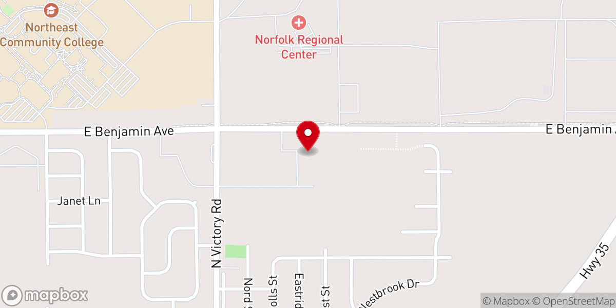 Map showing location of First Christian Church