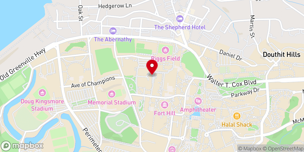 Map showing location of Peace Church, UCC