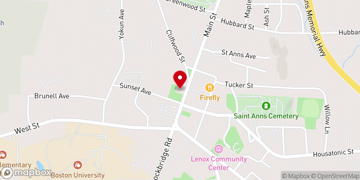 Map showing location of Church on the Hill, UCC
