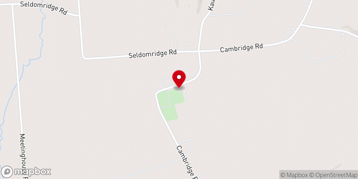 Map showing location of Pequea Presbyterian Church