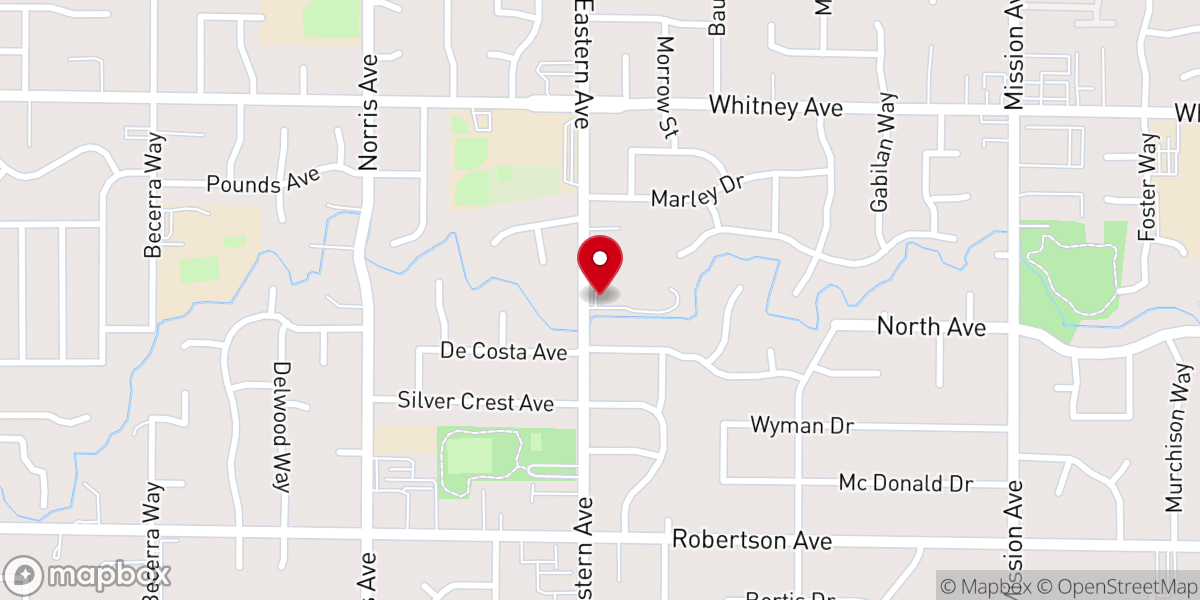 Map showing location of Woodside Seventh Day Adventist Church