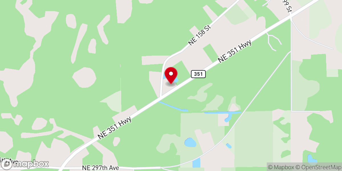 Map showing location of Cross City First Assembly of God