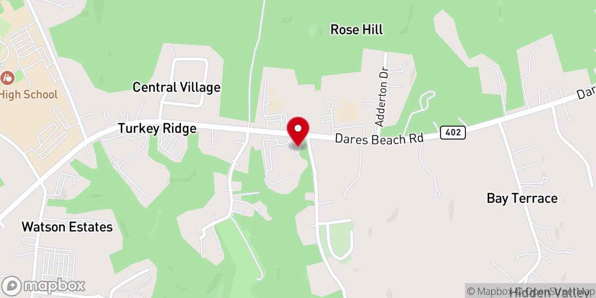Map showing location of Eternal Glory Ministries