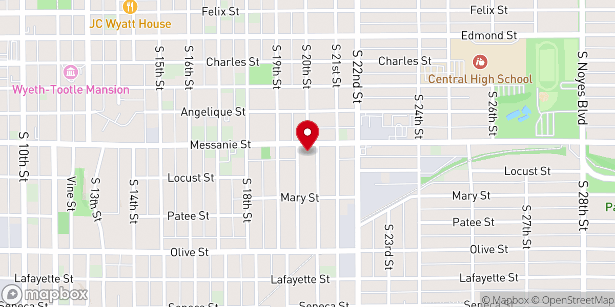 Map showing location of Word Of Faith