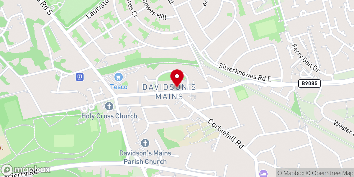 Map showing location of St. Margaret's