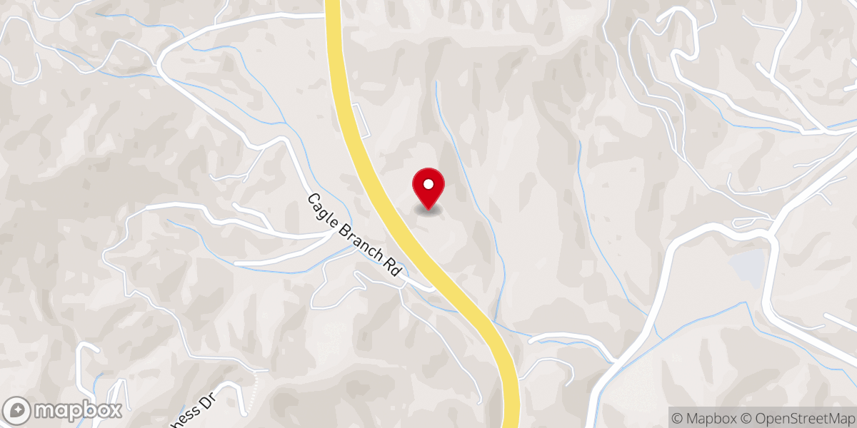 Map showing location of Sylva Seventh-day Adventist Church