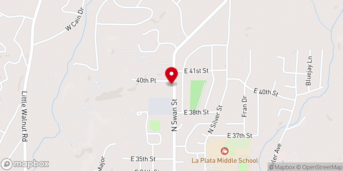Map showing location of Unitarian Universalist
