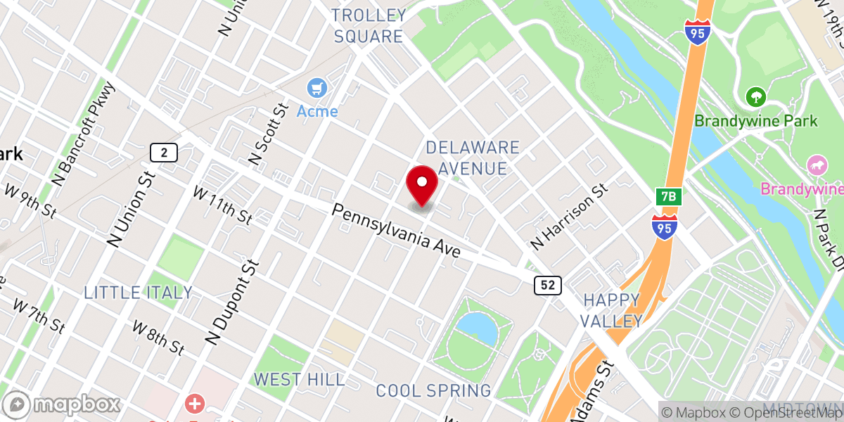 Map showing location of St Stephen's Lutheran Church