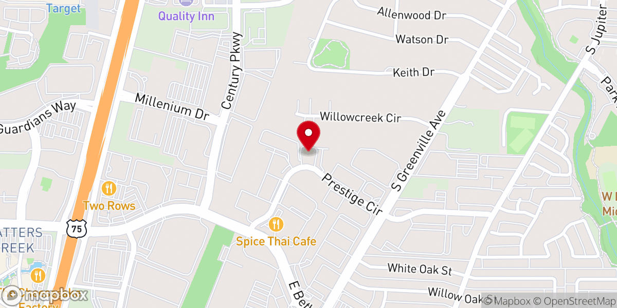 Map showing location of City Point Church