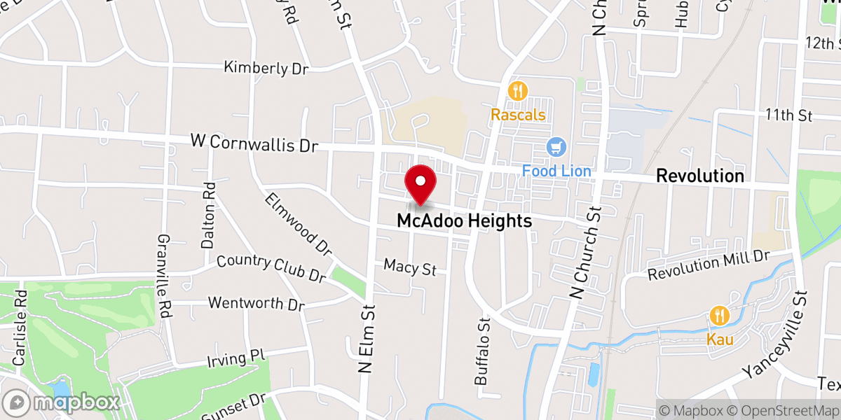 Map showing location of Gate City Church of God