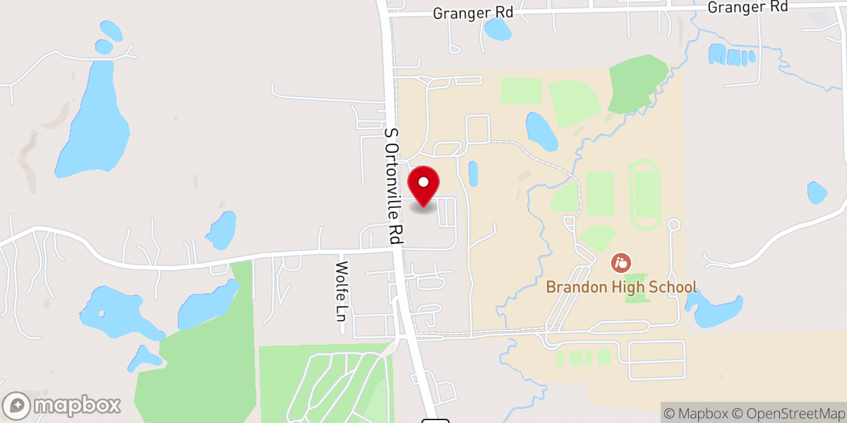 Map showing location of Saint Anne Catholic Church - Food Distribution Center